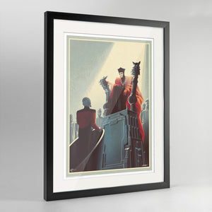 Judgement - John de Lancie Framed Print