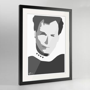 Silhouette - John de Lancie Framed Print