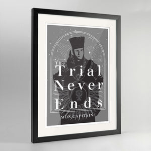 The Trial Never Ends - John de Lancie - Framed Custom Art Print